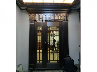 濰坊別墅庭院門(mén)廠家安裝案例